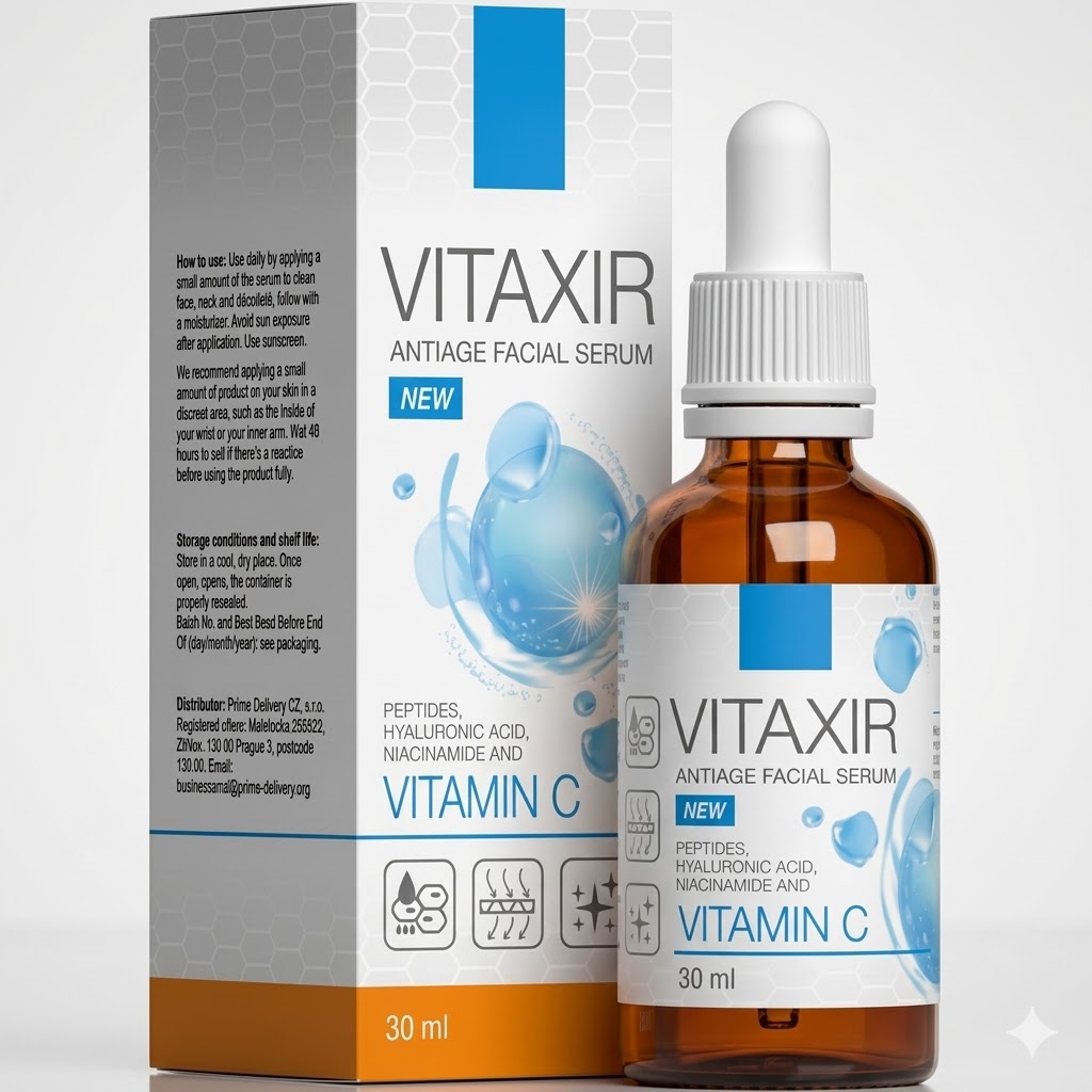 Vitaxir - Ser de fata cu Vitamina C Stabilizata cu Efect de Rejuvenare si Luminozitate